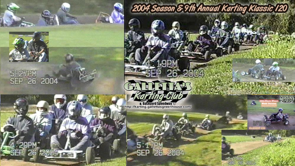 9/26/2004 – 9th Annual Galletta’s Go-Kart Championship 100-Lap Klassic [+YouTube]