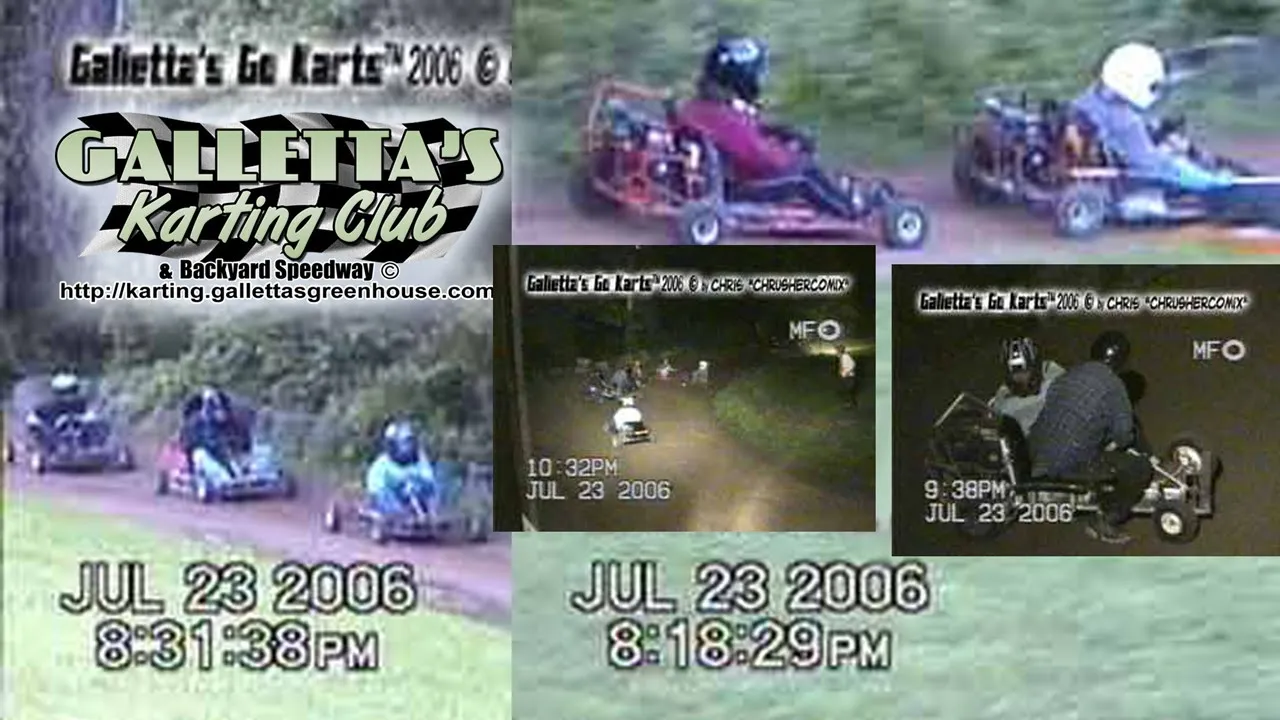7/23/2006 – 11-Kart, 40-Lapper goes to Winningest Oswego Karter, Matt Stevens +YouTube