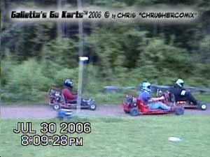 7/30/2006 – Wesley “Ogre” Stevens wins HarBOREmess ’06 Championship (12-karts, 40-Laps) +YouTube