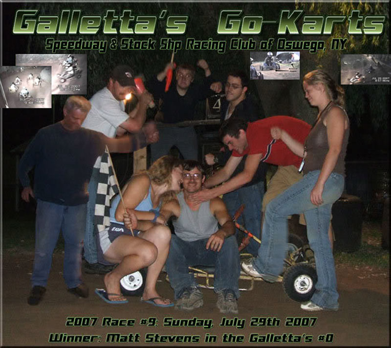 7/29/2007 – Matt Stevens profusely beaten after dominant 13-Kart/40-Lap win in Galletta’s #0 +YouTube