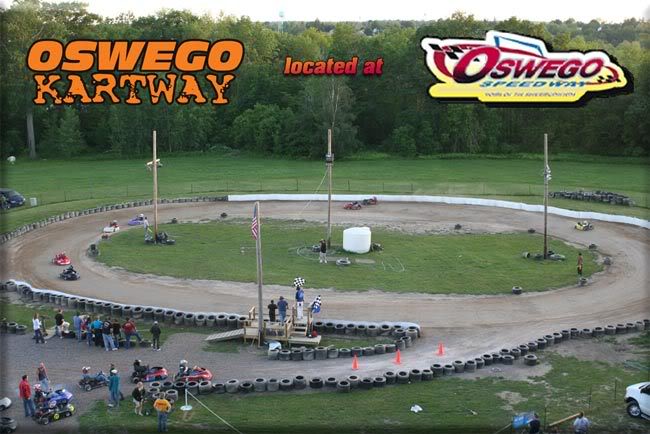 8/28/2008 – Oswego Kartway Classic rains out! Time Trials All in (+YouTube of ALL Classes) [+Dick Dann uses unapproved carb to win the Gas Flathead Classic Time Trials before rain sets in!]