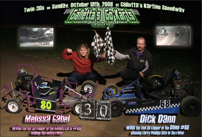 10/19/2008 – Melissa Gabel & Dick Dann win the Cold As F*** Fall Bonus Point Twin-30s [+YouTube Vids from October 19th, 2008]!