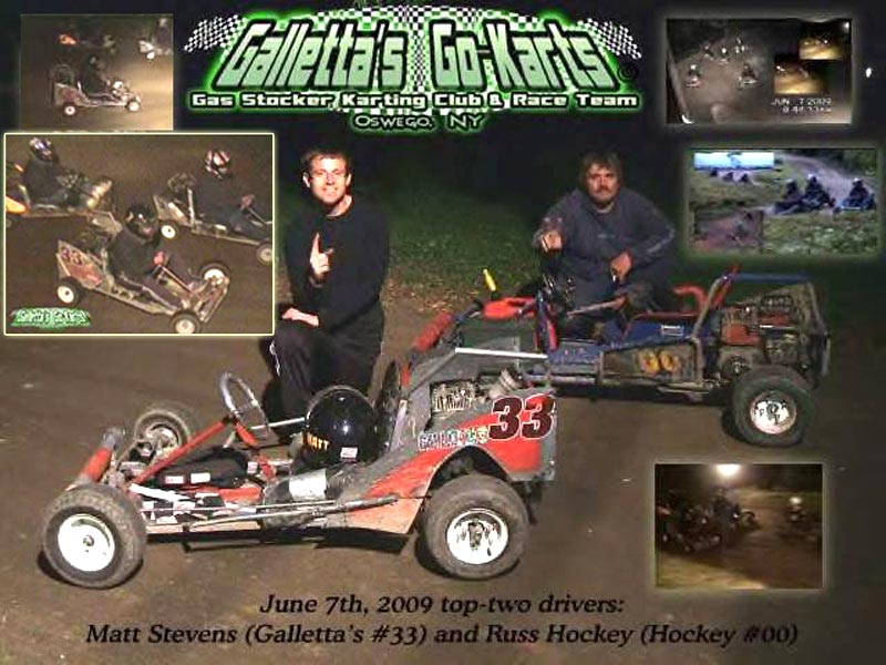 6/7/2009 – The 14th Annual Season Opener, 45-Laps/10-Karts won by Matt Stevens (+YouTube)