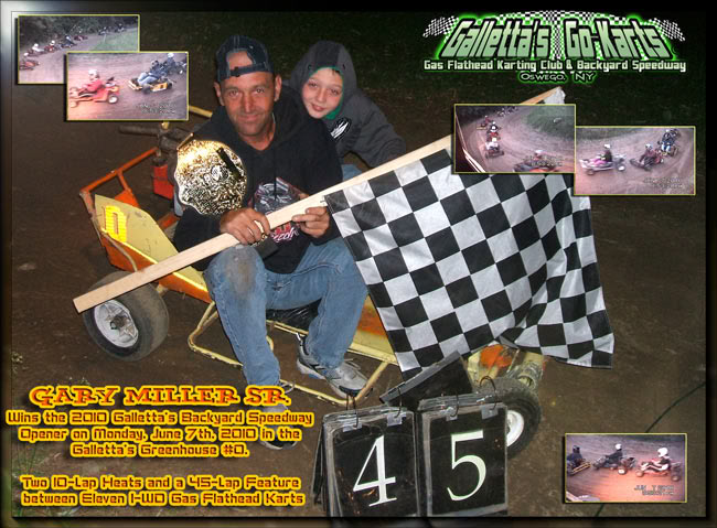6/7/2010 – Gary Miller Sr. Unretires, Wins 11-Kart/45-Lap Opener, Then Retires Again (+YouTube Videos)