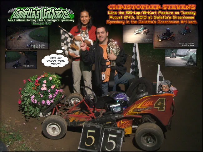 8/24/2010 – Chris Stevens Utterly Dominates Special Tuesday Night 55-Lap Feature! (+YouTube)