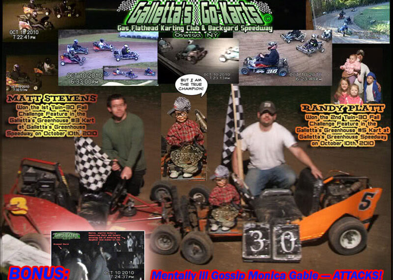 10/10/2010 – Matt Stevens & Randy Platt Win The Fall Fury Twin-30s in “CRASHING ROOKIES & CRAZY KOOKS” End of 2010! [+YouTube]