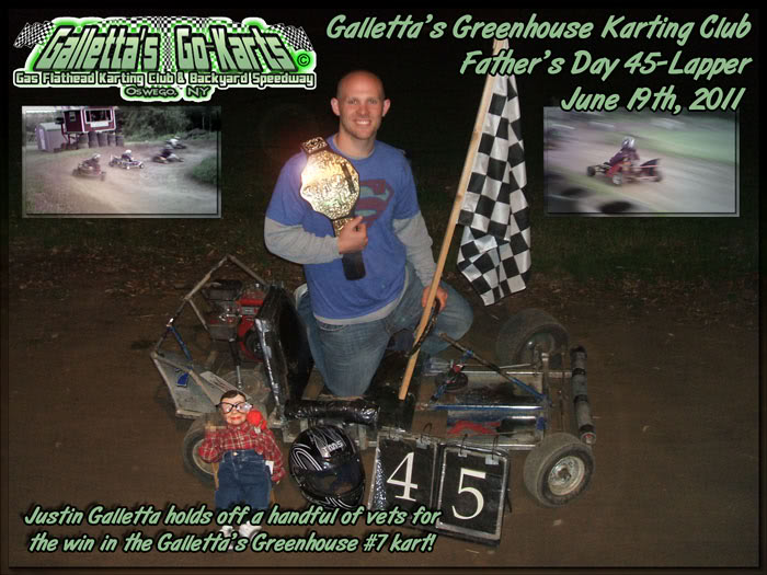 6/19/2011 – Justin Galletta Wins the ’11 Father’s Day 45! +YouTube Video
