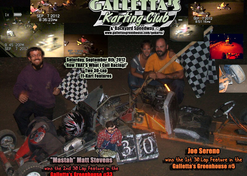 9/7/2012 – “The “Now THAT’S What I Call Racing!” Twin 30s go to Matt Stevens & Joe Sereno! +YouTube