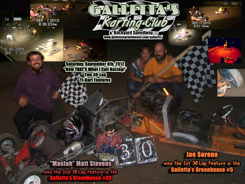 9/7/2012 – “The “Now THAT’S What I Call Racing!” Twin 30s go to Matt Stevens & Joe Sereno! +YouTube