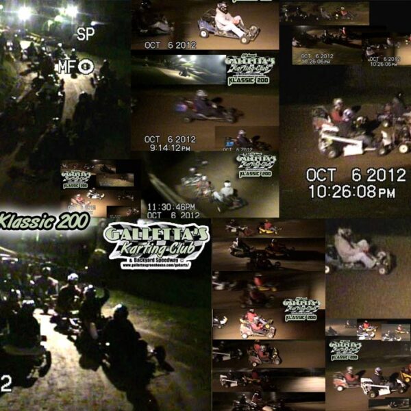 10/6/2012 – 17th Annual Galletta’s Karting Klassic 200-Lap Championship +Full YouTube Videos