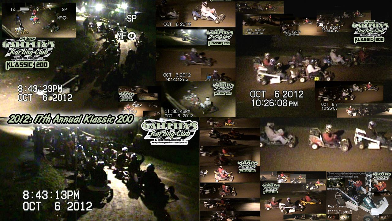 10/6/2012 – 17th Annual Galletta’s Karting Klassic 200-Lap Championship +Full…
