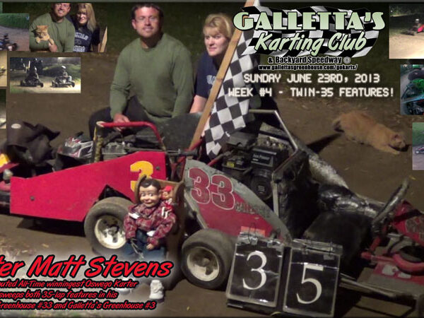 6/23/2013 – Matt Stevens Sweeps the Twin-35s in his Galletta’s Greenhouse #3 & 33! +YouTube