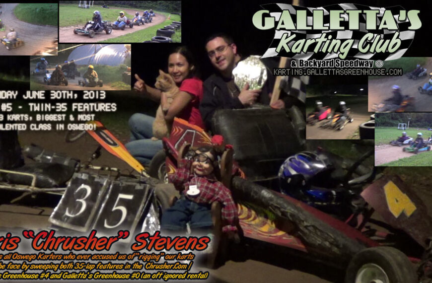 6/30/2013 – Chris Stevens Sweeps the Twin-35s in his Galletta’s Greenhouse #4 & the #0! +YouTube