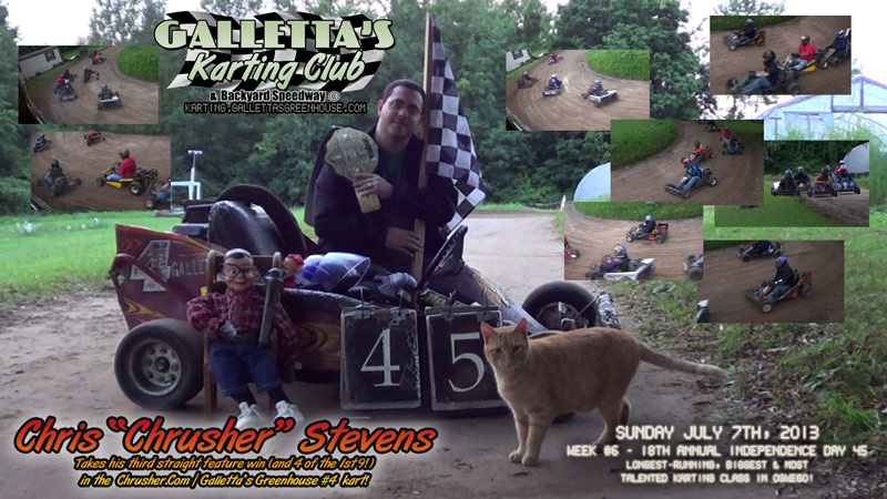 7/7/2013 – Chris Stevens wins 3rd Straight Feature at 18th Annual Independence…