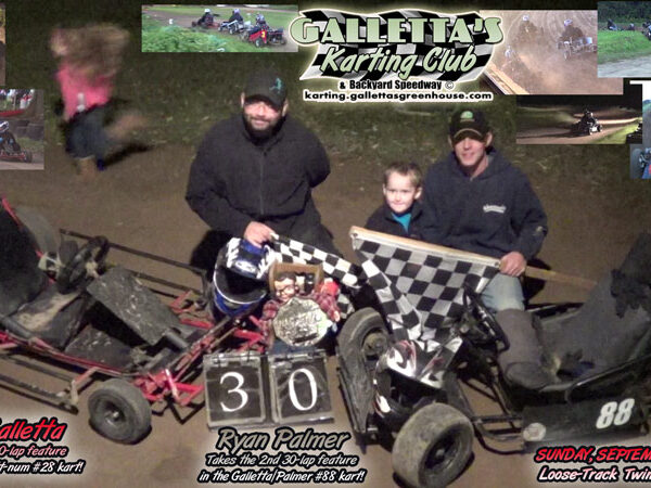 9/8/2013 – Brian Galletta and Ryan Palmer win The Track is Loose as Heck Twin-30s! +YouTube Videos