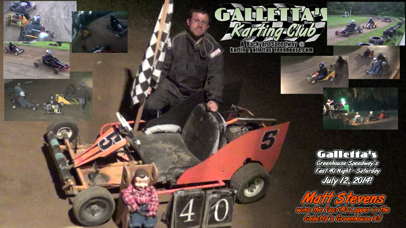 7/12/2014 – Matt Stevens wins Fast 40-Lapper in Galletta’s Greenhouse #5! +YouTube…