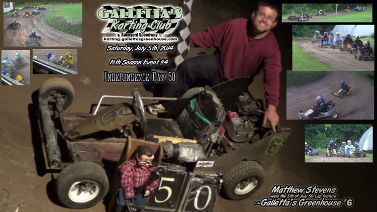 Galletta’s Greenhouse Racing Team Kart #6
