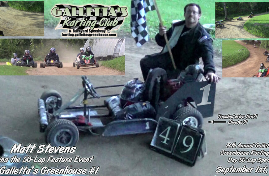 9/1/2014 – Matt Stevens steals 19th Annual Labor Day 50-Lapper in Galletta’s #1 +YouTube