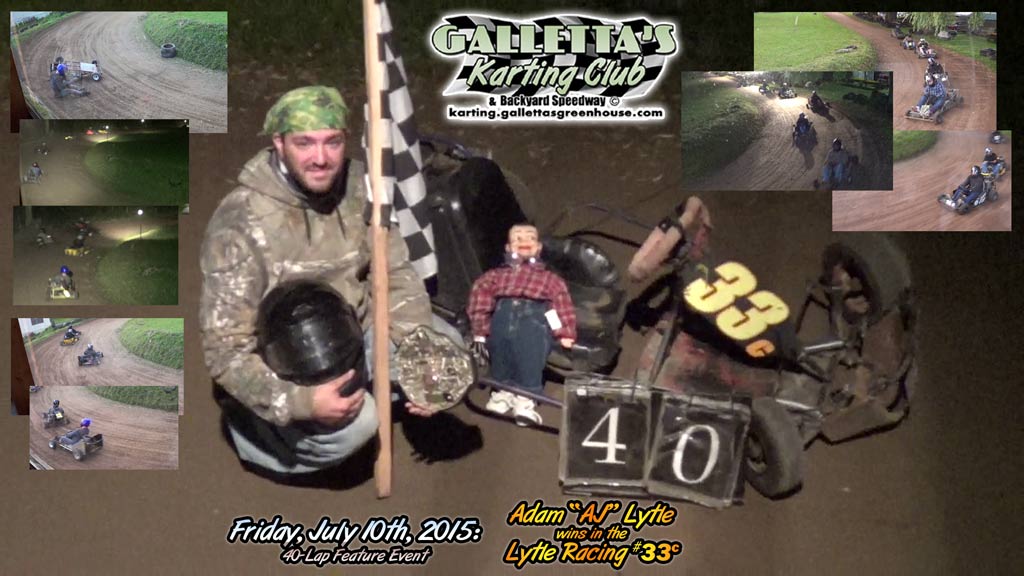 7/10/2015 – Adam Lytle survives War of Attrition 40-Lapper for his 4th…