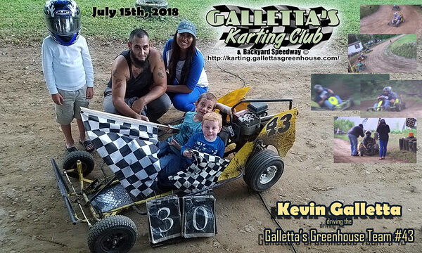 2018/07/15 – Rookie & Makeup Points Race won by Kevin Galletta [+YouTube]