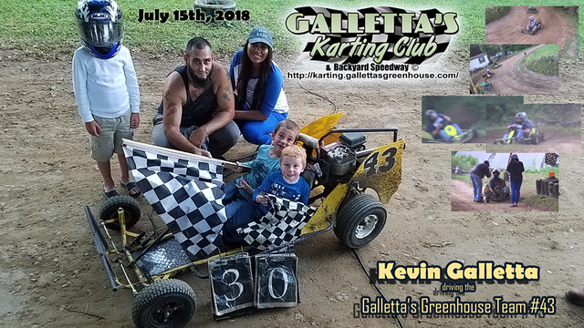 2018/07/15 – Rookie & Makeup Points Race won by Kevin Galletta [+YouTube]
