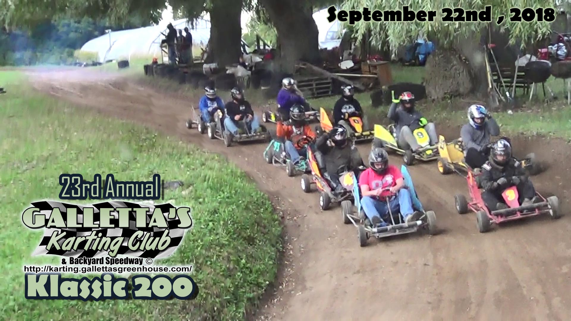 9/22/2018 – 23rd Annual Galletta’s Greenhouse Go-Kart 200-Lap Klassic Championship [YouTube]