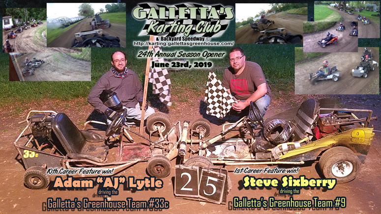 6/23/2019 – 24th Annual Season Opener’s Twin-25 Wins Go To Steve Sixberry and Adam Lytle [+YouTube]