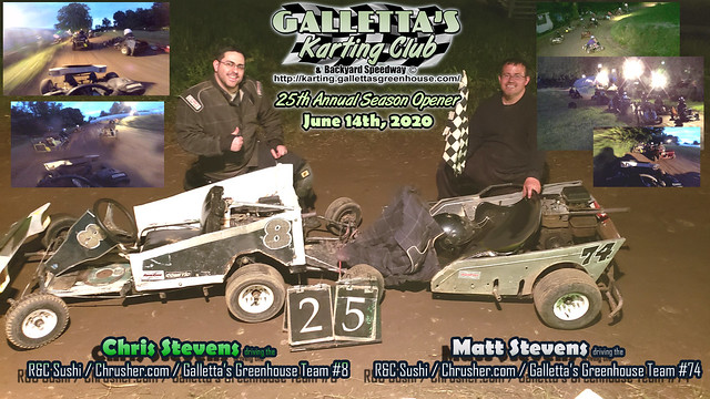 6/14/2020 – 25th Annual Season Opener: 14 Karts, 45-Laps, Chris & Matt…