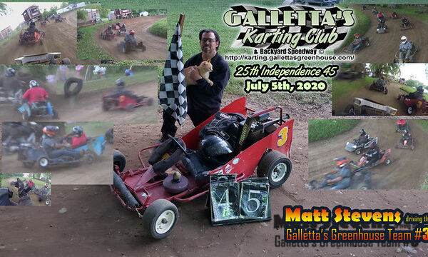 7/5/2020 – A Rocky 25th Annual Independence Day 45 Leads to BIG Crash & Matt’s 150th Win! [+YouTube]