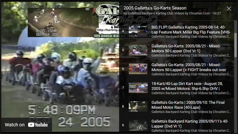 2005 Season & 10th Annual Klassic 130 – RECAP! [+YouTube Season Playlist]