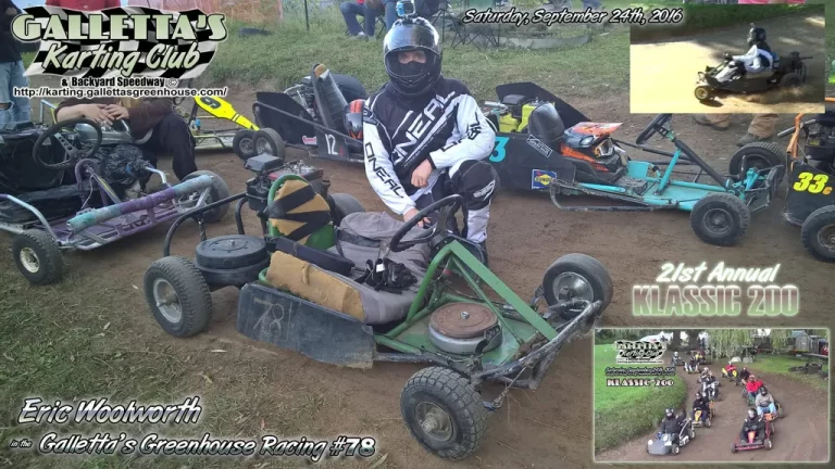 Galletta’s Greenhouse Racing Team Kart #78