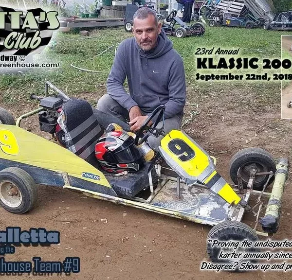 Galletta’s Greenhouse Racing Team Kart #9