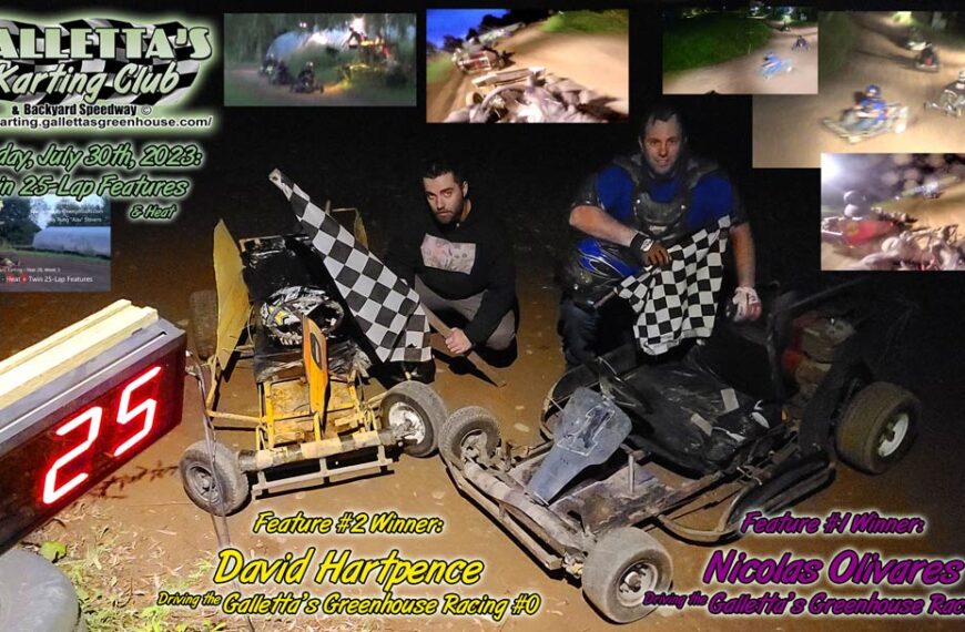 2023/7/30 – Twin-25s won by Nic Olivares & David Hartpence [+YouTube]