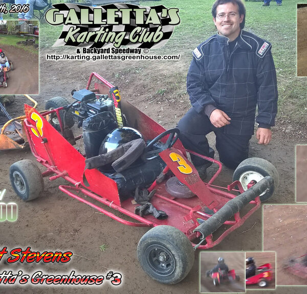 Galletta’s Greenhouse Racing Team Kart #3