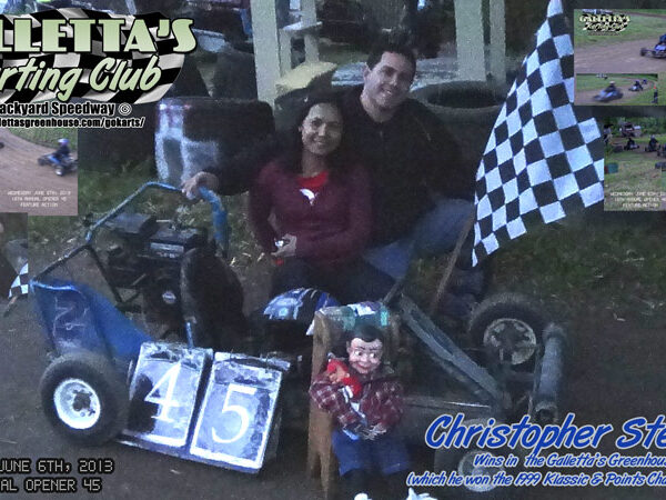 Galletta’s Greenhouse Racing Team Kart #2